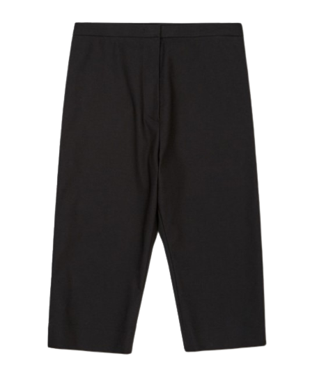 23SU STRETCH COTTON KNEE PANTS BLACK