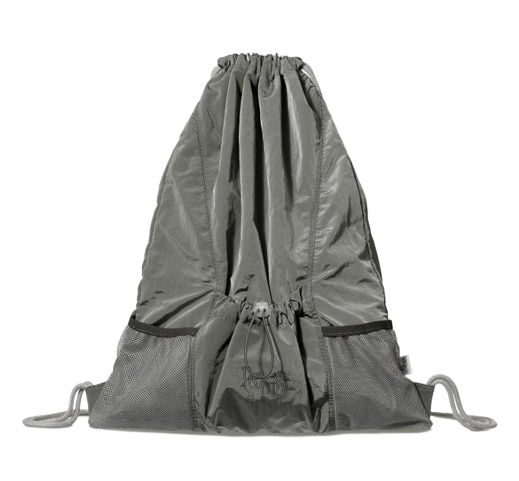 String Nylon Backpack - Grey
