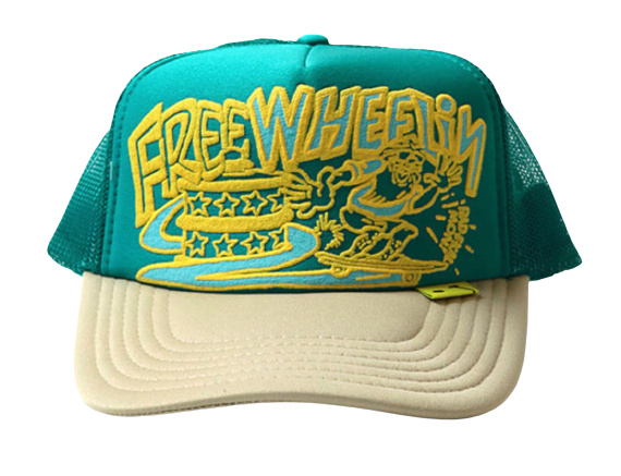 free wheelin trucker cap