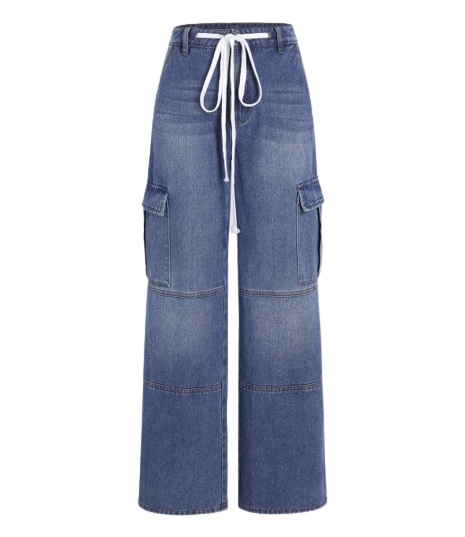 드로스트링 카고 팬츠