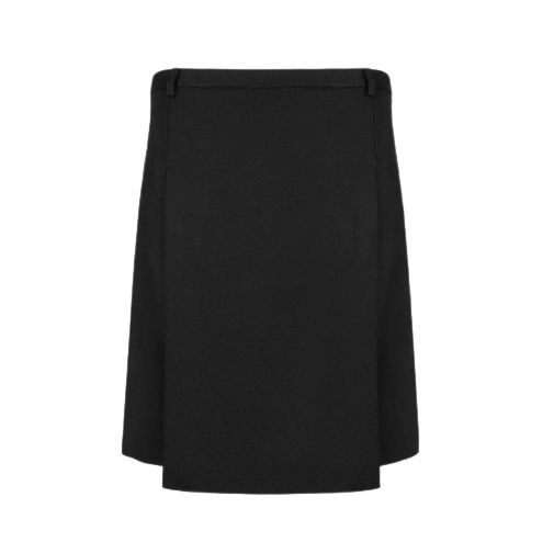 DART SKIRT IN BLACK