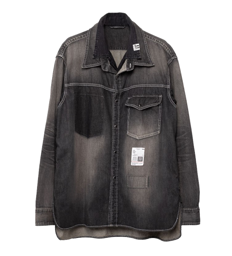 Double Layered Denim Shirt