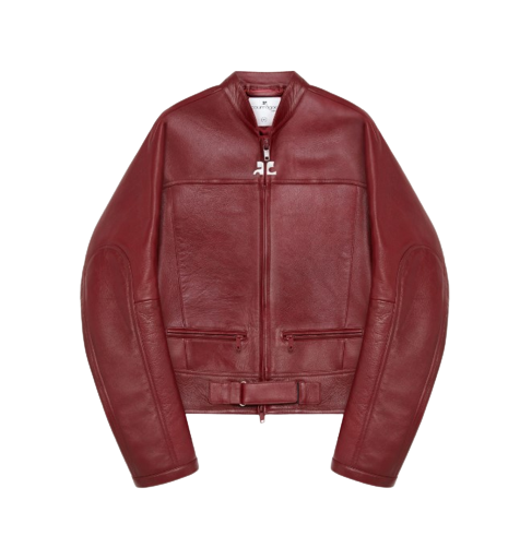 SCUBA LEATHER BIKER JACKET