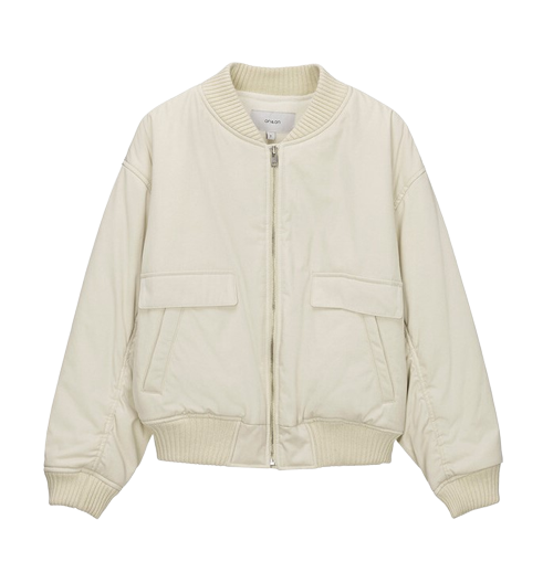 포켓 포인트 패딩 점퍼