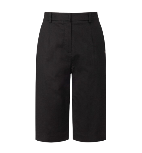 절개 라인 슬림 미드 팬츠