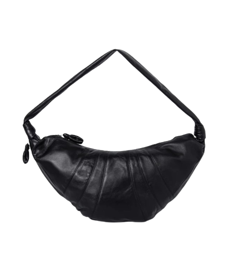 Large Croissant Bag - Black