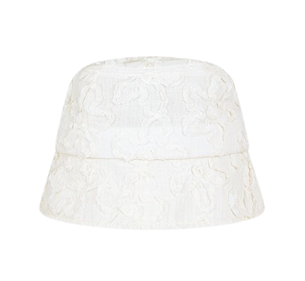LACE BUCKET HAT (IVORY)