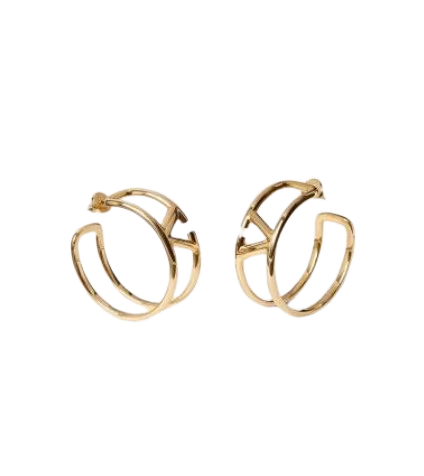  VLOGO SIGNATURE METAL EARRINGS