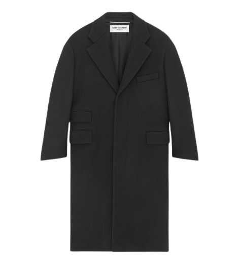 울 소재의 오버사이즈 코트