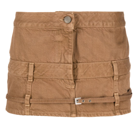 CRIOLLO MINI SKIRT - BROWN