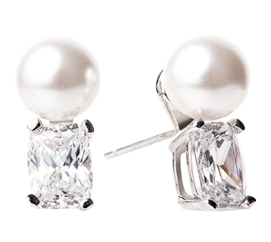 빅토리아 쿠션 & 펄 귀걸이 (Victoria Cushion & Pearl Earrings)