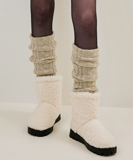 Leg Warmer [Beige]
