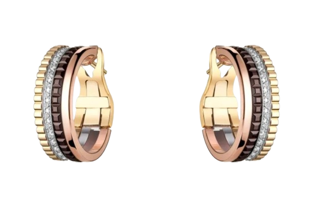 콰트로 클래식 후프 이어링