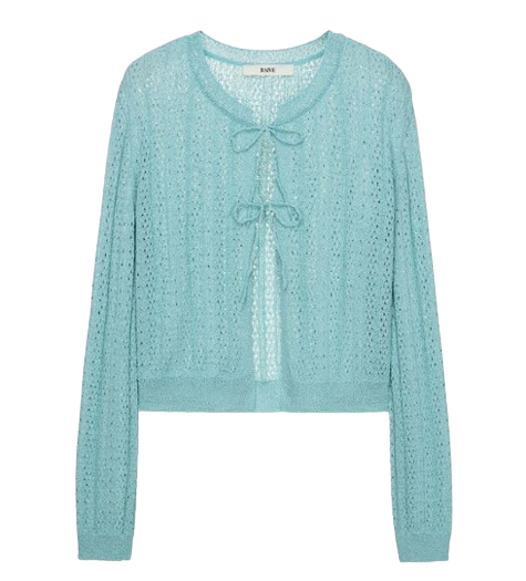 Ribbon Punching Cardigan