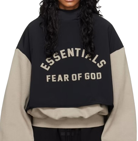 Nylon Fleece Hooded Sweater