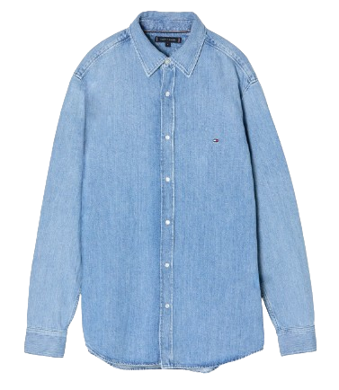 타미힐피거 말리부 블루 데님 셔켓