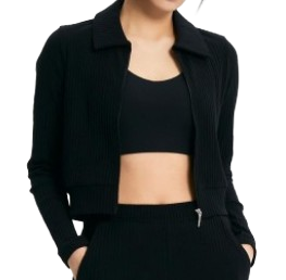 뉴발란스 WOMEN 소프트 골지 카라 투웨이 집업