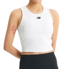 뉴발란스 WOMEN 소프트 골지 크롭 탑