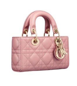 Lady D-Joy 마이크로 백 앤틱 핑크 까나쥬 양가죽