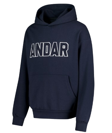 안다르 시그니처 로고 오버핏 후디