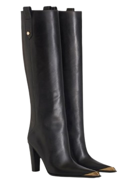 ETRO 메탈릭 토캡 롱 부츠