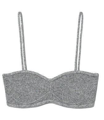 Women Super Fine Cashmere Silk Knit Camisole - Grey