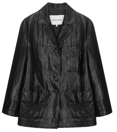 LOEUVRE Classic Faux Leather Jacket SL4SJ616-10