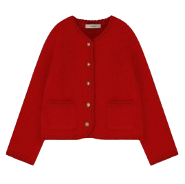 호와스 플러피 가디건