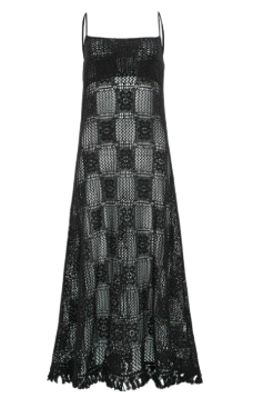 Cotton crochet one-piece