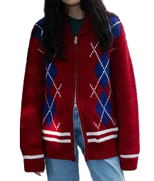 The Cowichan Sweater Argyle_F234KN04