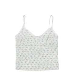 VIA FLORAL PATTERN SLEEVELESS (BLUE FLOWER)