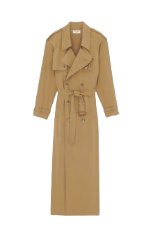 Trench coat in twill