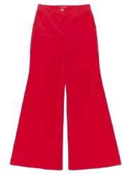 WIDE BOOTS CUT PANTS_RED