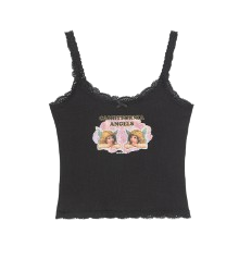 ANGEL WINGS SLEEVELESS BLACK