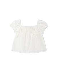 SHIRRING COTTON TOP