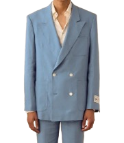 Edward Double Breasted Linen Jacket